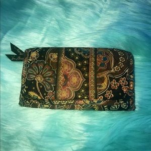 Vera Bradley Wallet Purse 3 Layer Compartments